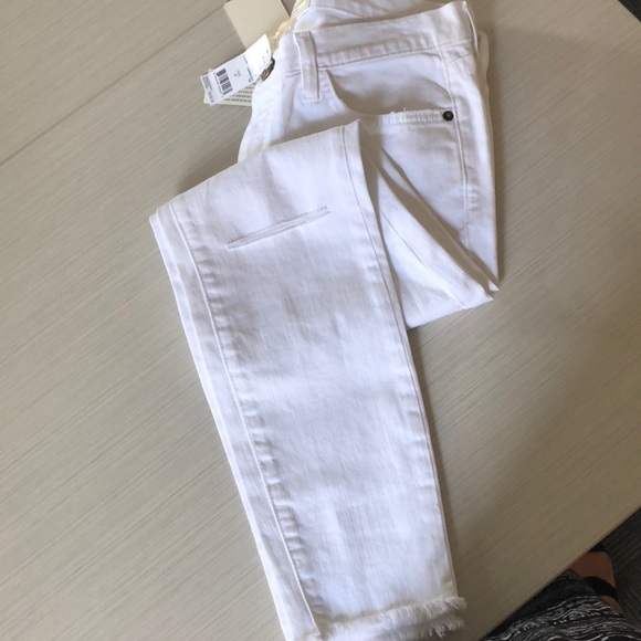NWT Current Elliot the stiletto jeans white sz 27 - Picture 5 of 8
